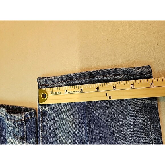 American Eagle Mens Jeans Size 28x26.5 Original Straight Distressed 100% Cotton - Picture 11 of 11
